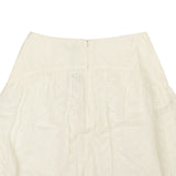 Optic White Cotton Eyelet Mini Skirt