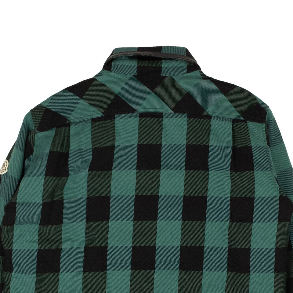 Green Checked Simon Snap Closure Jacket