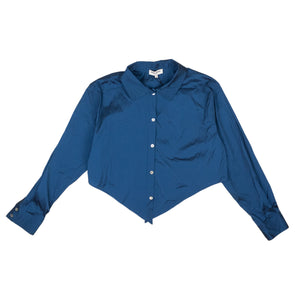 Opening Ceremony Stretchy Baby Pointed Blouse - Navy
