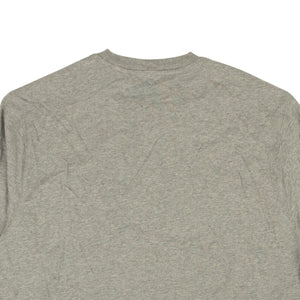 Heather Grey Cotton Graphic Logo T-Shirt