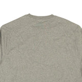 Heather Grey Cotton Graphic Logo T-Shirt