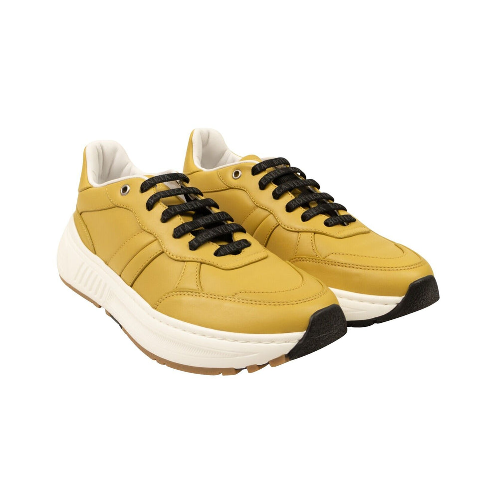 Butterscotch Calf Leather Tennis Sneakers