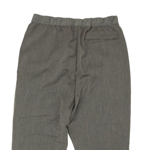 Grey Polyester Tailoring Jogger Pants