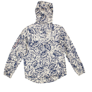 White And Blue Cotton Ebizo Windbreaker
