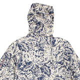 White And Blue Cotton Ebizo Windbreaker