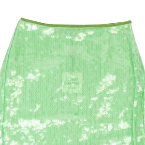 Sage Green Polyester Paillette Mini Skirt
