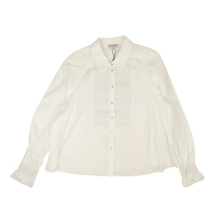 Opening Ceremony L/S Smocked Blouse - White