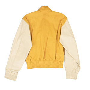 Rhude Varsity Jacket - Yellow/Cream