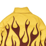 Yellow And Red Goose Down Flames Clancy Jacket