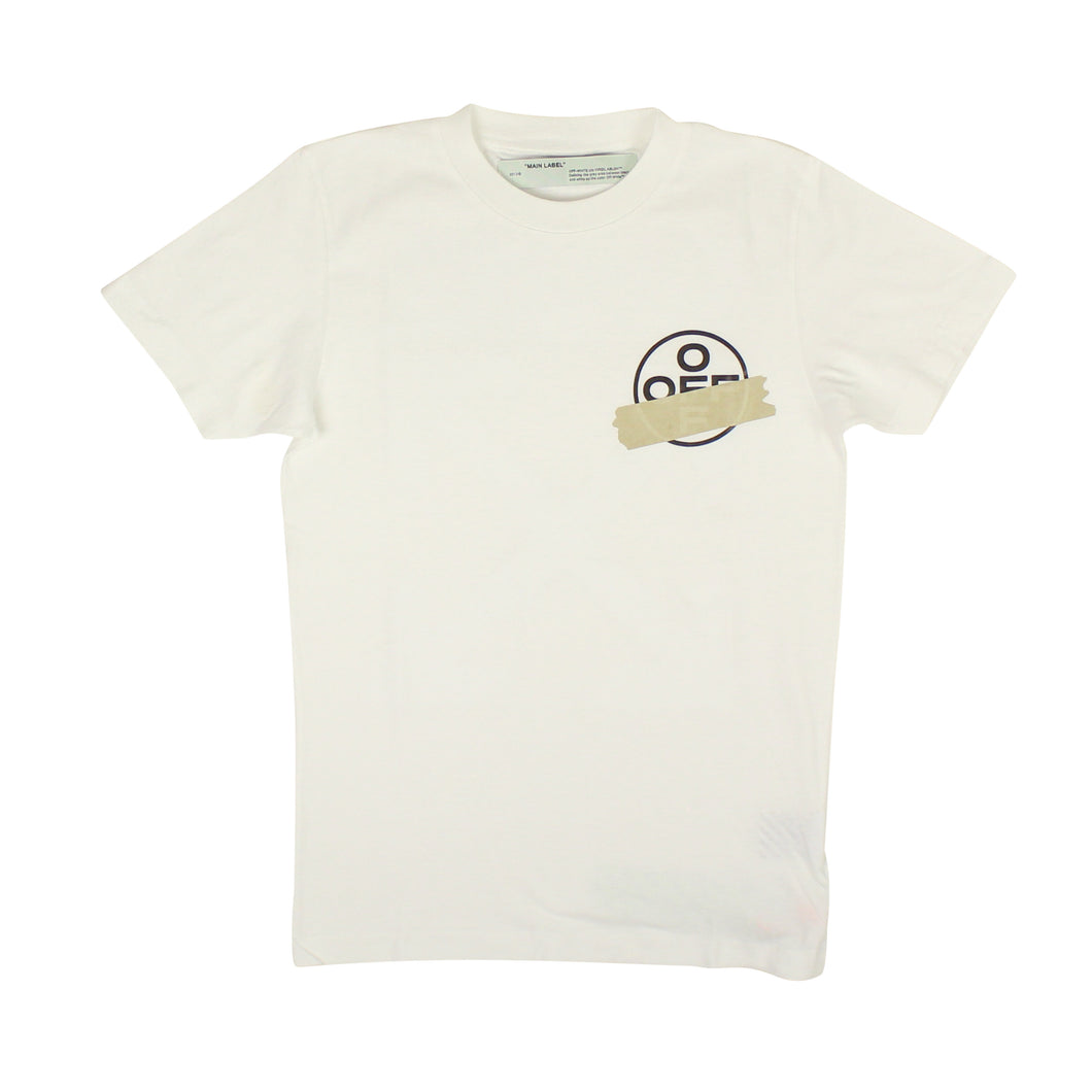 White Beige Tape Arrows T-Shirt