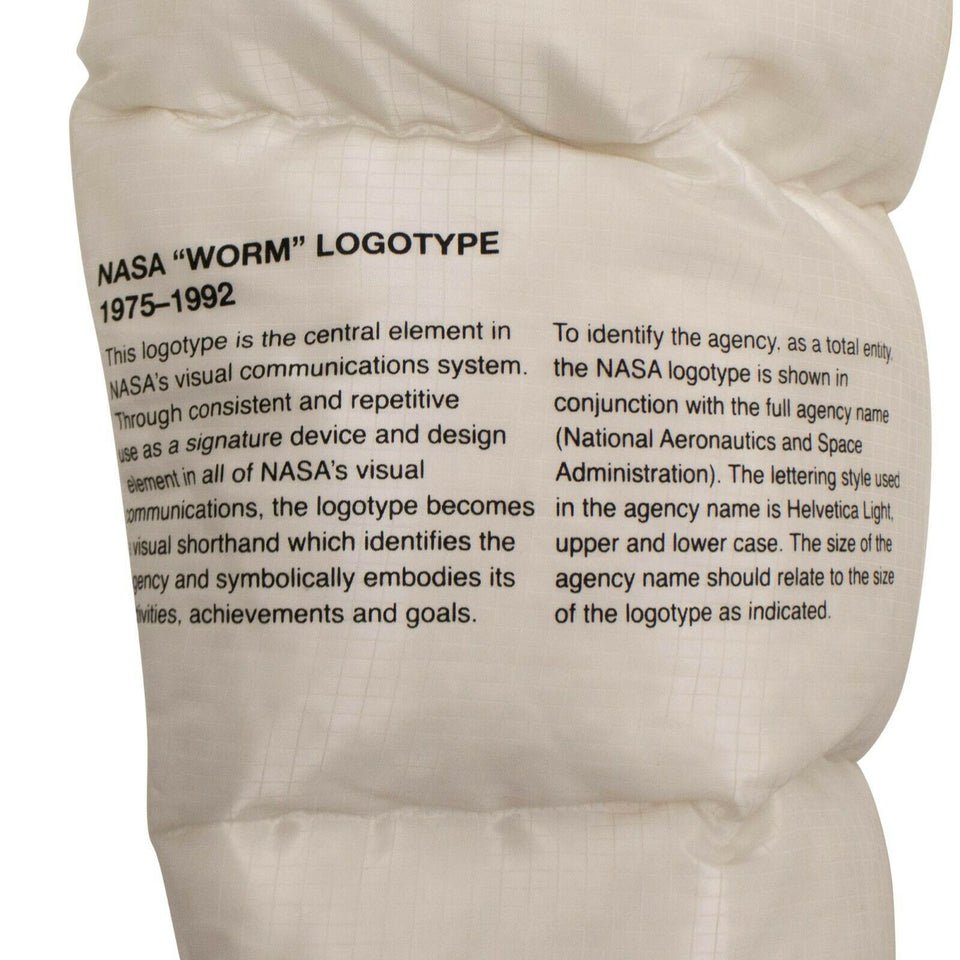 White Down NASA Puffer Coat