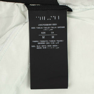 Unravel Project Silk Draped T-Shirt - Black