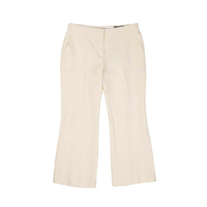 Ivory Cropped Flared Pants