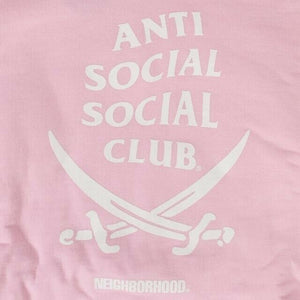 Men's ANTI SOCIAL SOCIAL CLUB x Neighborhood 6IX Hoodie Sweatshirt - Pink