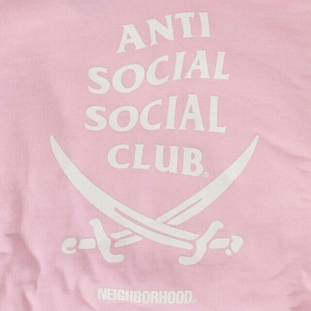 Men's ANTI SOCIAL SOCIAL CLUB x Neighborhood 6IX Hoodie Sweatshirt - Pink