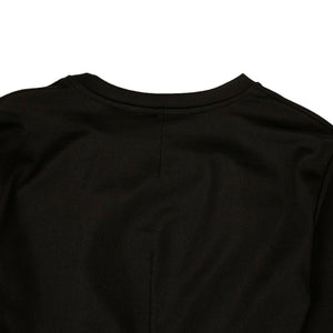 Women's Black Ruched Hole Detail Top
