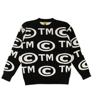 Knit 'Trade Mark' Sweater - Black