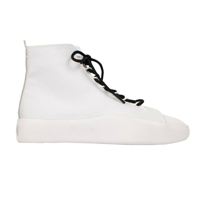 Men's Canvas 'Bashyo' High-Top Sneakers - White