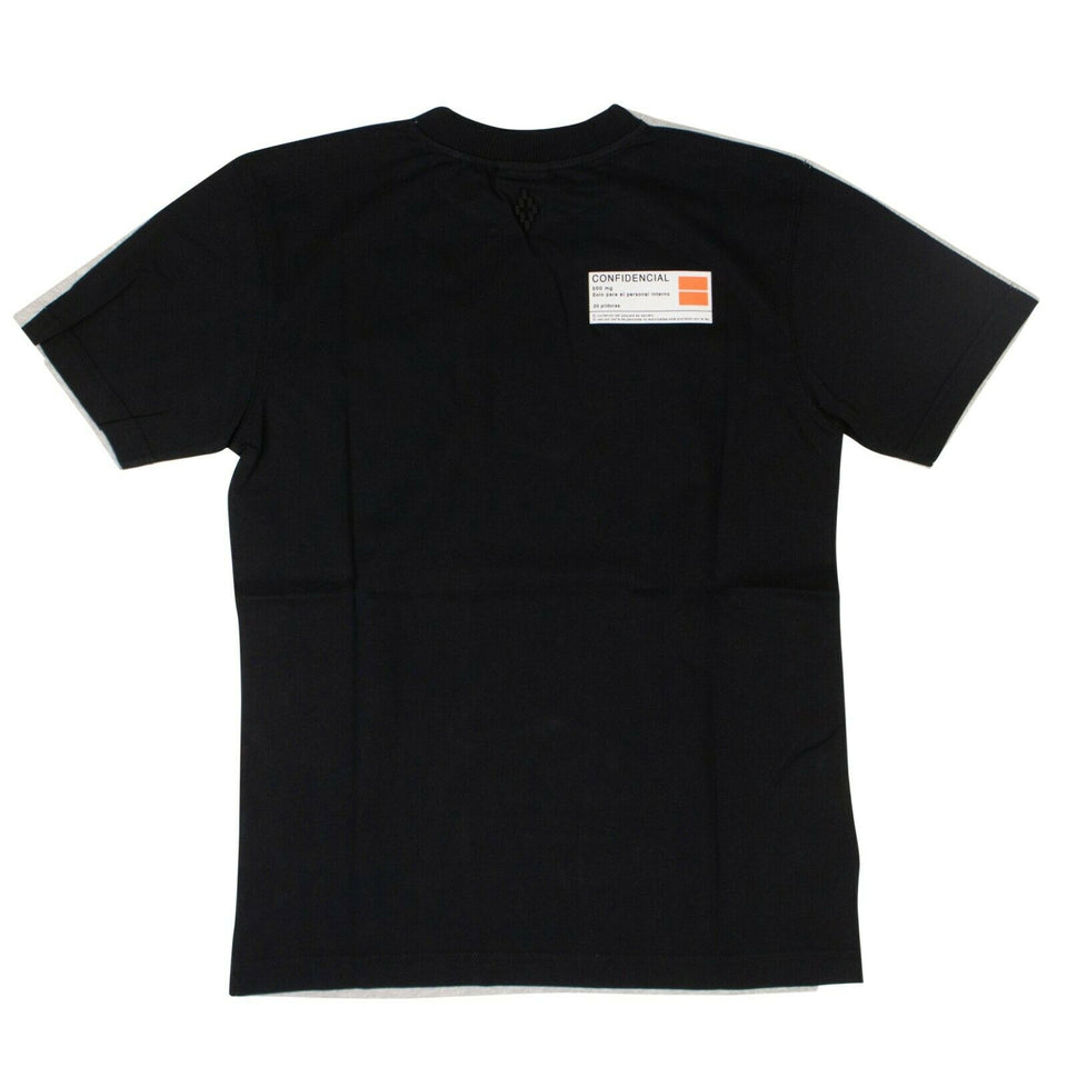Cotton "Confidential" T-Shirt - Gray/Black