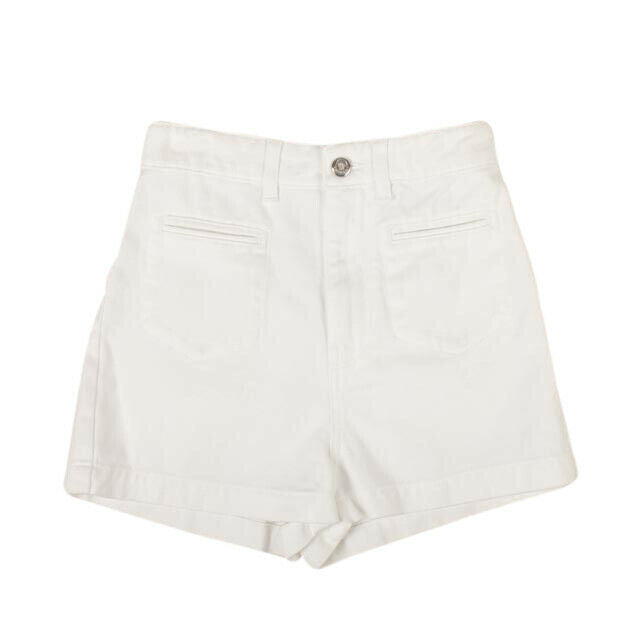 Denim Shorts - White