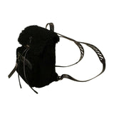 Women's Black 'Montone Binder' Mini Backpack