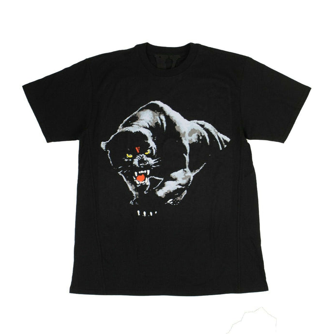 Short Sleeves Panther T-Shirt - Black