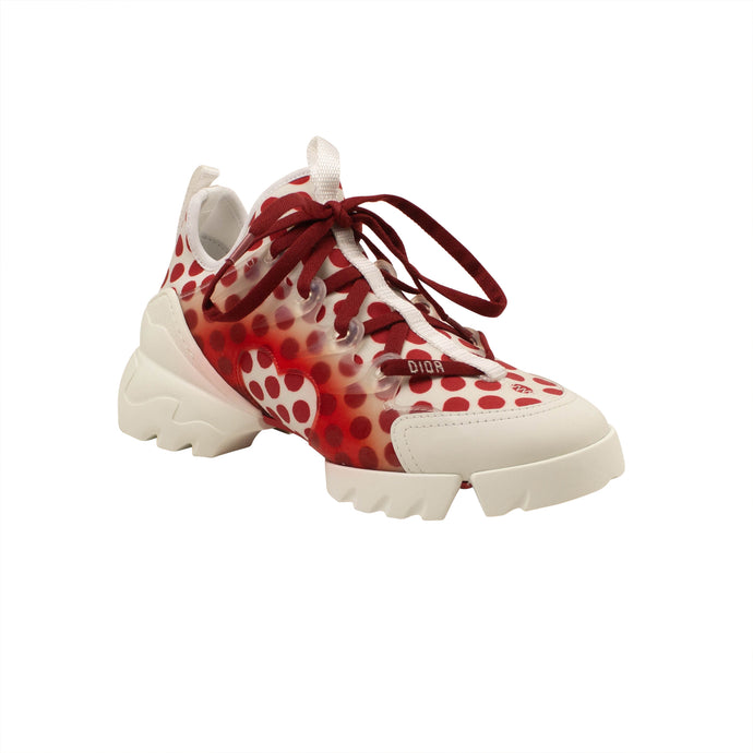 Red Dior D-Connect Dioramour Sneakers