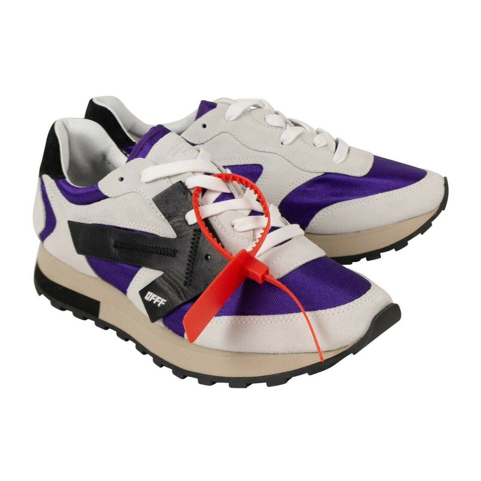 HG 'Purple Runner' Sneakers - White