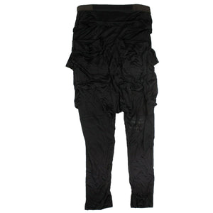 Women's Black Cargo Lounge Pants