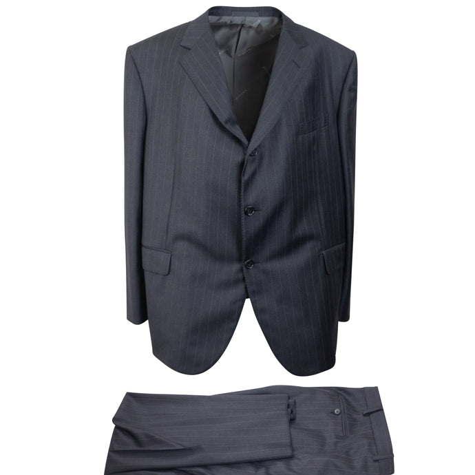 Wool Charcoal Grey Single Breasted Suit
