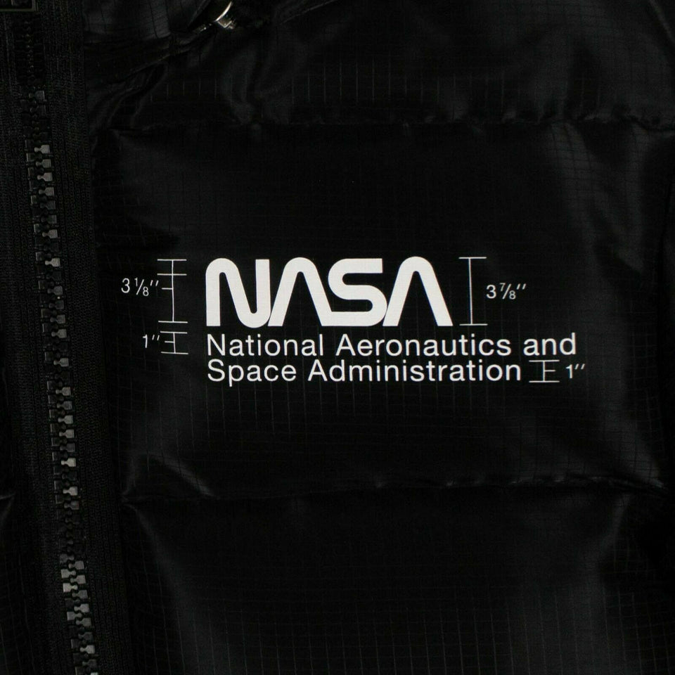 Men's Black Down NASA Puffer Coat