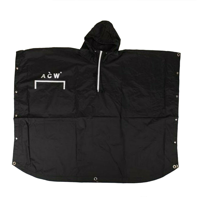 A-COLD-WALL* Men's Oversized Hooded Rain Jacket - Black