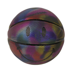 CHINATOWN MARKET x SMILEY Iridescent Smile Face Basketball - Multicolored