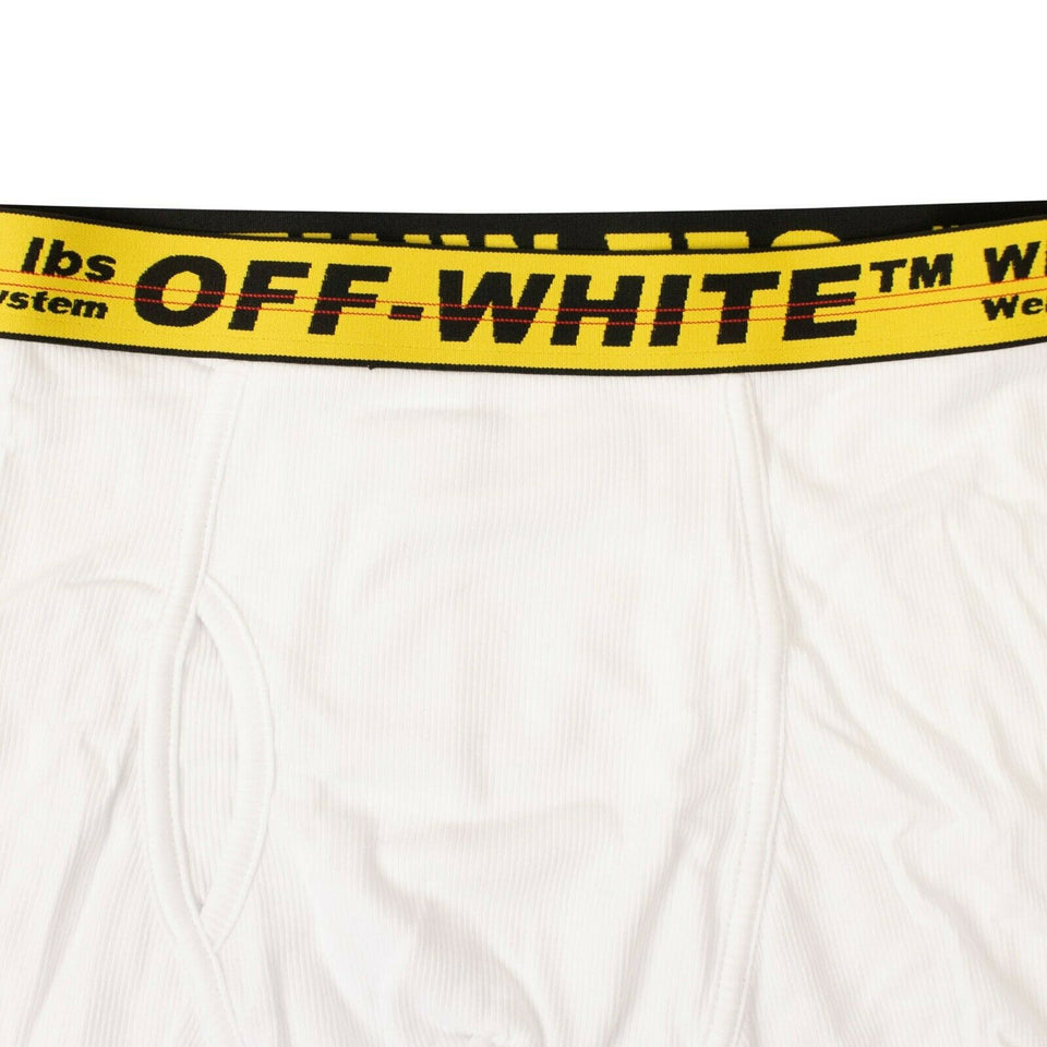 White Logo Boxer Briefs