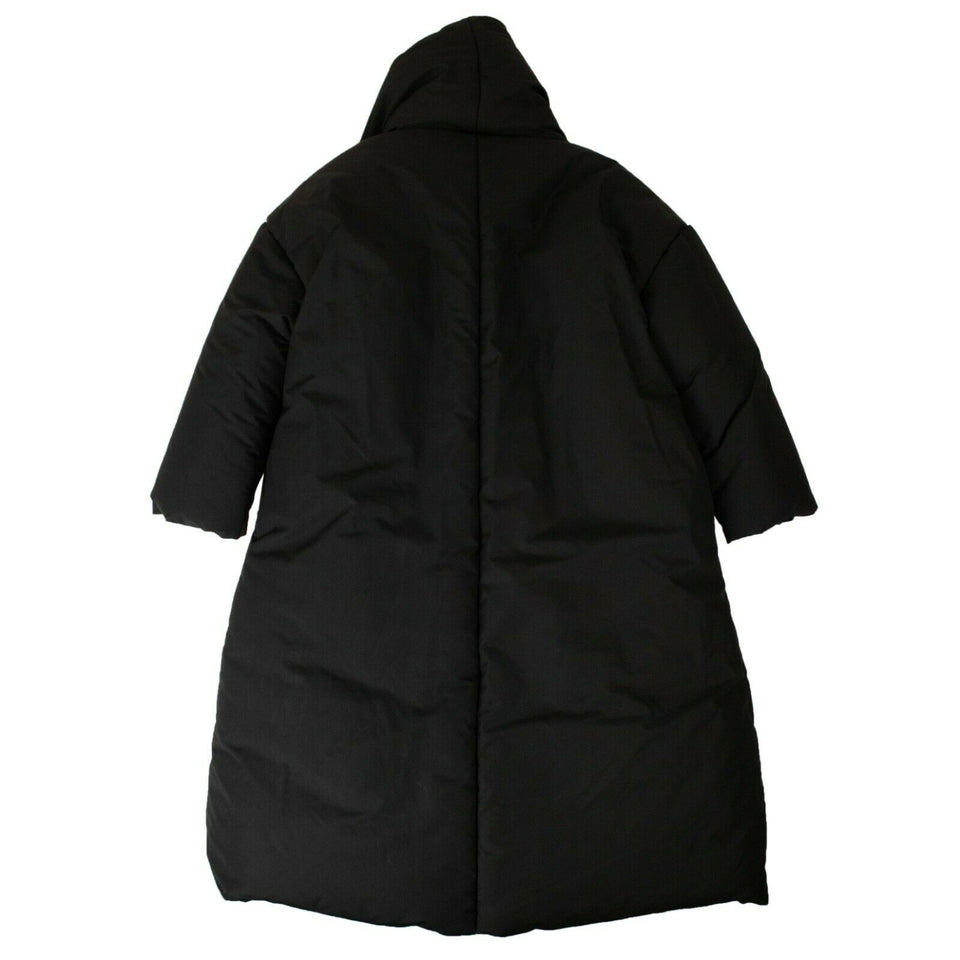 Women's Black Long Duvet Puffer Coat