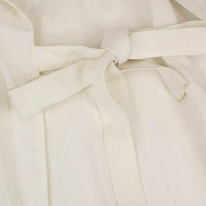 White Tie Waist Dress
