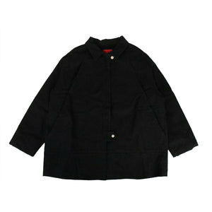 424 On Fairfax Colla 'Oversized Teacanvas' Jacket - Black