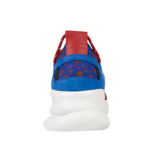 Men's 'Barocco' Chain Reaction Sneakers - Red/Blue