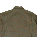Green All Over Logo Print Jacket