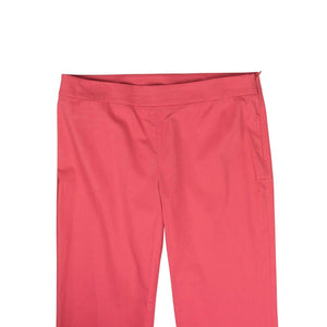 Fuschia Pink Cotton Long Pants