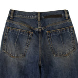 Women's Blue Five Pocket Design Jeans