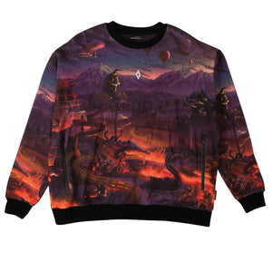 Multicolored 'Fantasy' Crewneck Sweatshirt