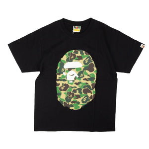 Military Green Black Big Head Cotton T-Shirt