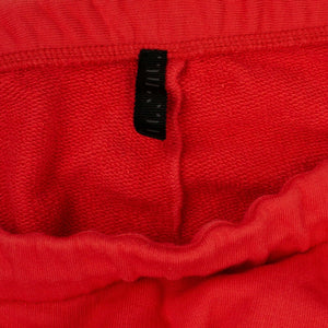 Red Off The Shoulder Sweatshirt