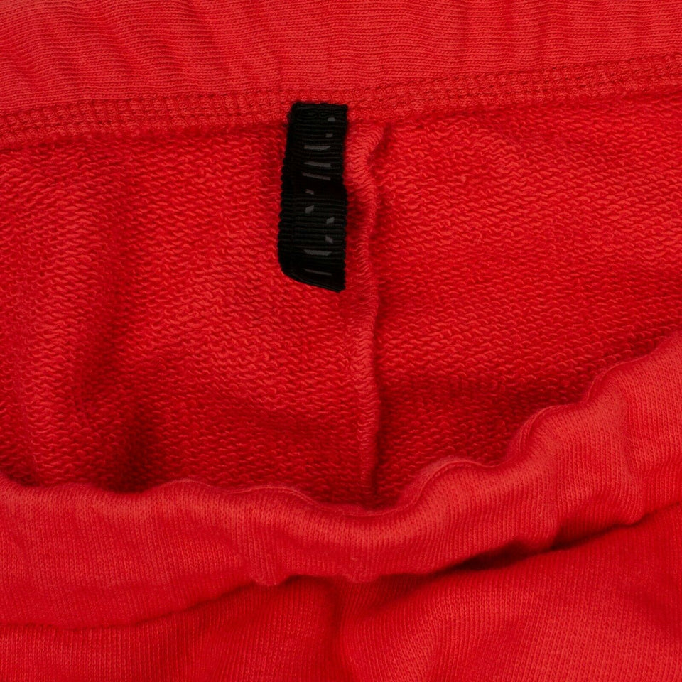 Red Off The Shoulder Sweatshirt