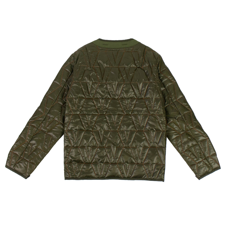 Green Quilted Jacket