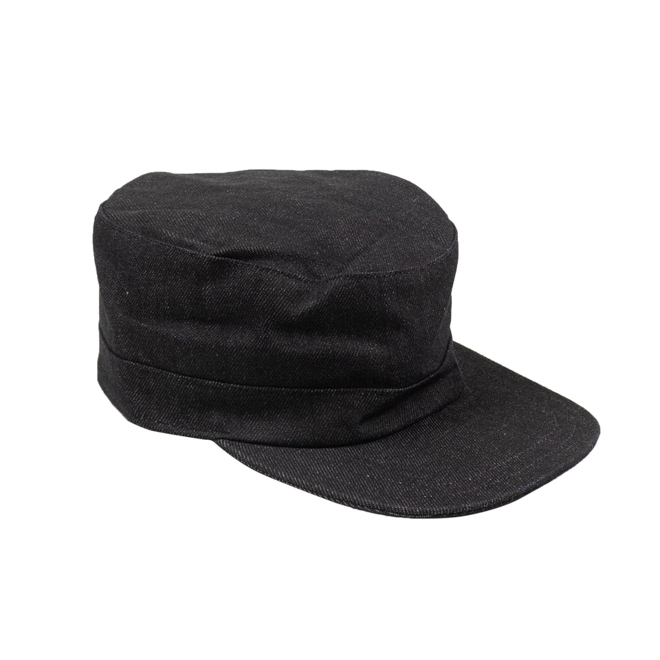 Denim Cotton Army Style Cap