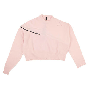 Pink Wool Loose Fit Sweater