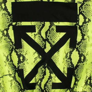 Neon 'Snake V Arrow' Belt Dress