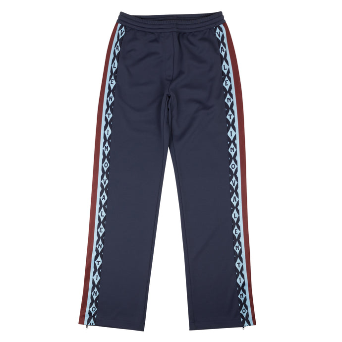 Men's Blue Technical Foulard Archive Cotton Pants